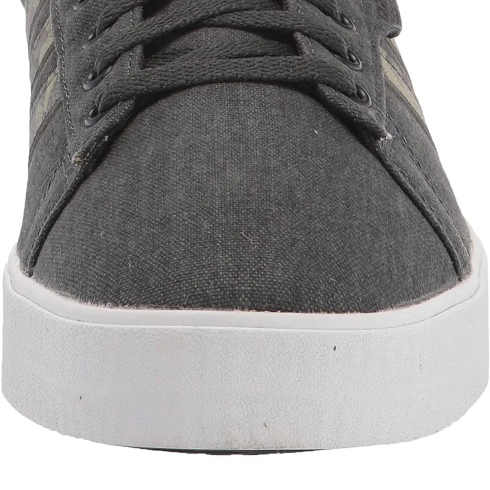 adidas Men's Daily Skate Shoe Camouflage army stripe Carbon grey sneaker runner - Picture 3 of 9